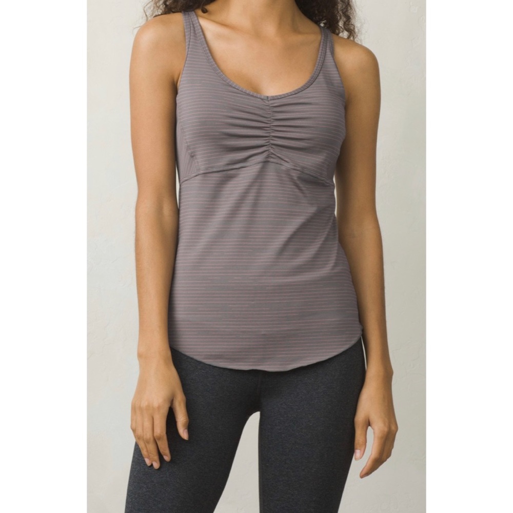 NWT Prana Moon Rock Broken Stripe Dreaming Tank - Picture 2 of 7